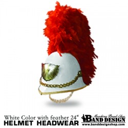 07-Helmet-White-color Plume